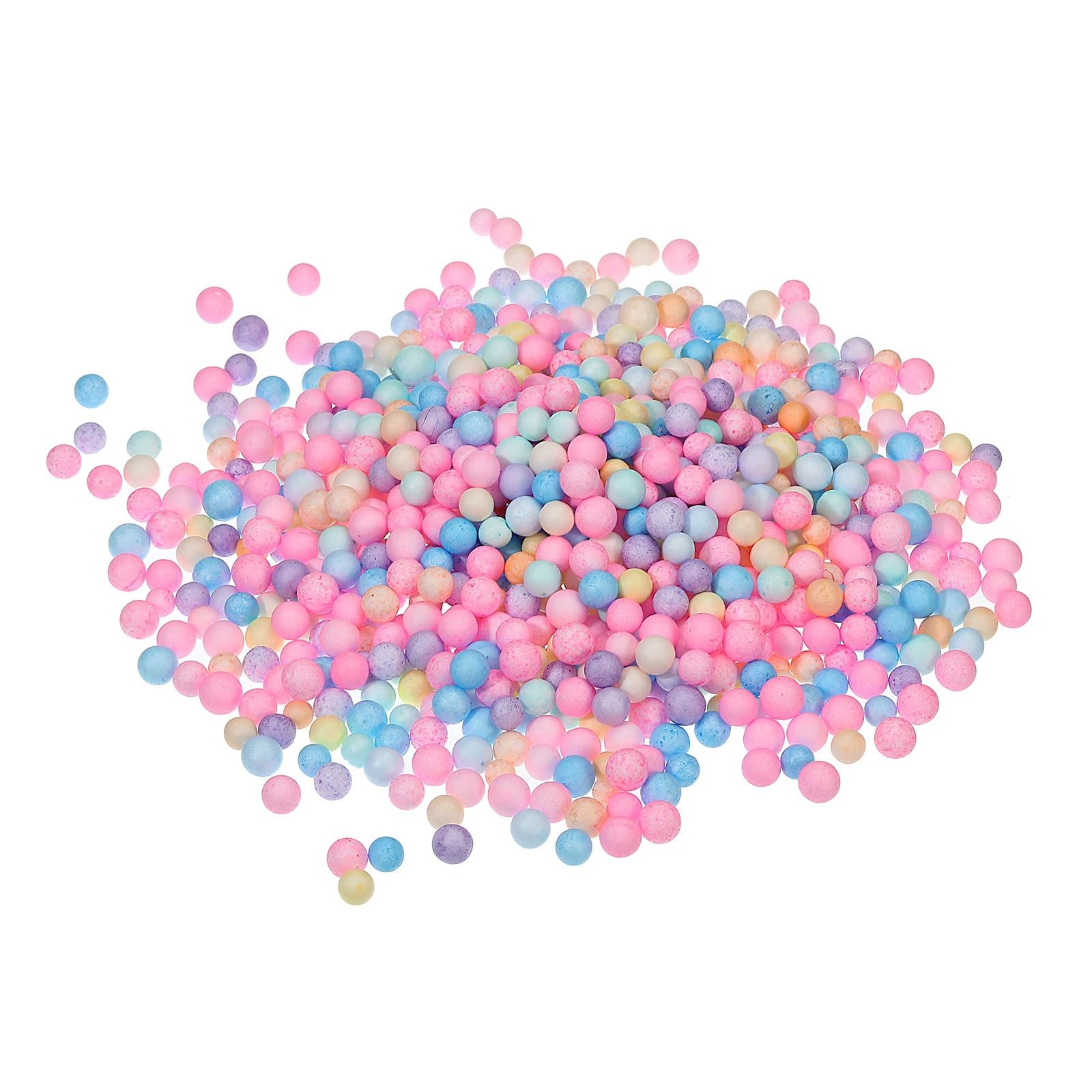 MECCANIXITY Foam Beads Balls 7-9mm for Wedding and 7-9mm, Multicolored
