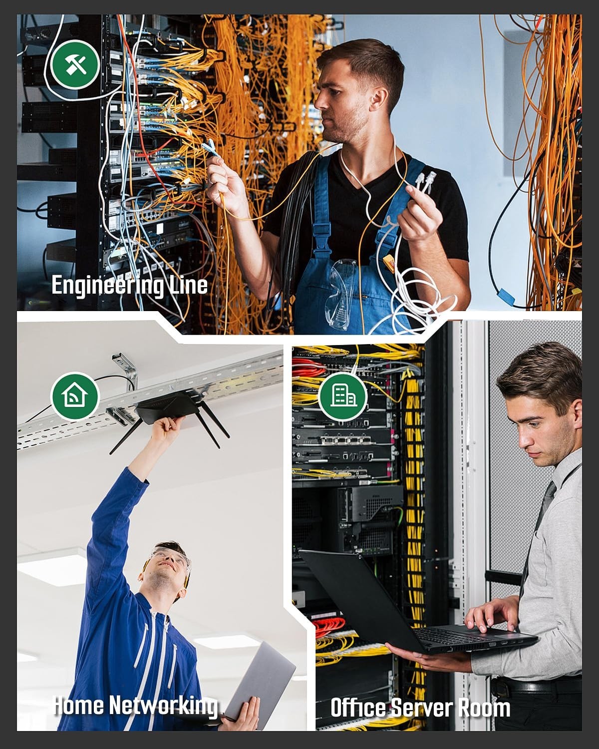 Detachable Network Cable Tester for Long Distance Testing - Easy Operation