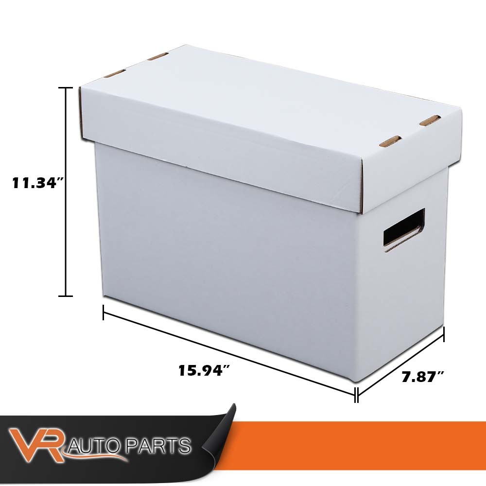 3PCS Short Comic Book Storage Boxes Holds 150 175 Stackable Archival Cardboard