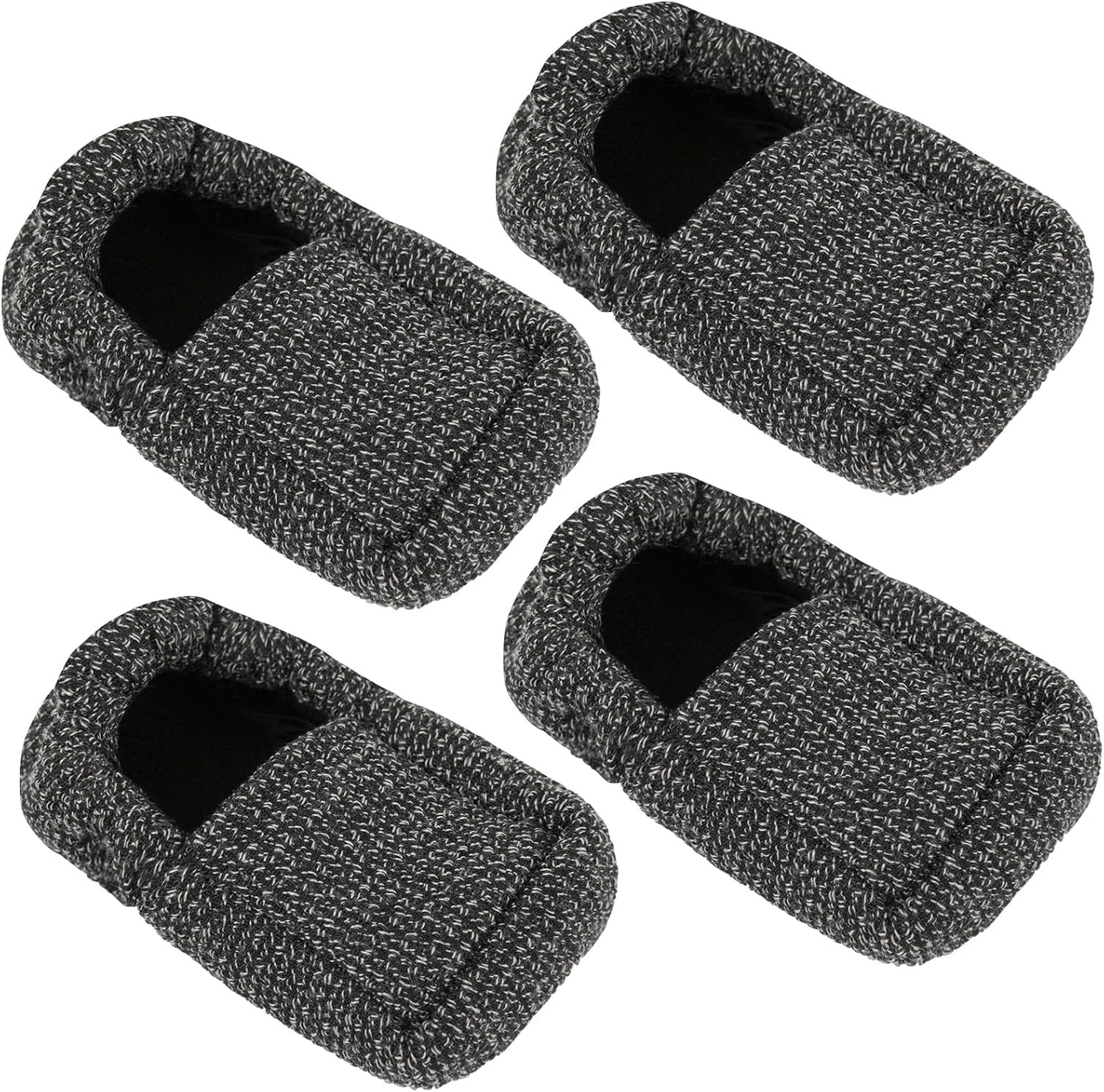 Walker Ski Glide Covers 4 PCS - Accessories for Folding Walkers - Heavy Duty Rem