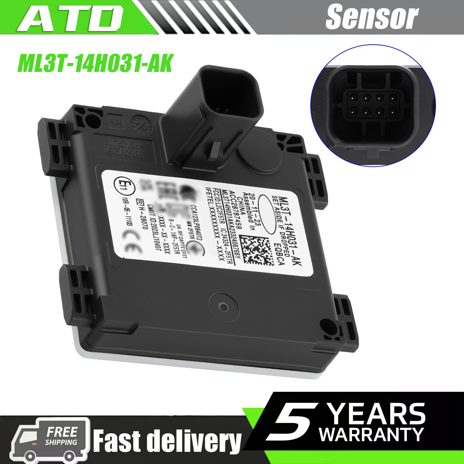 Genuine OEM For Ford Blind Spot Detection System Warning Sensor ML3Z-14C689-G