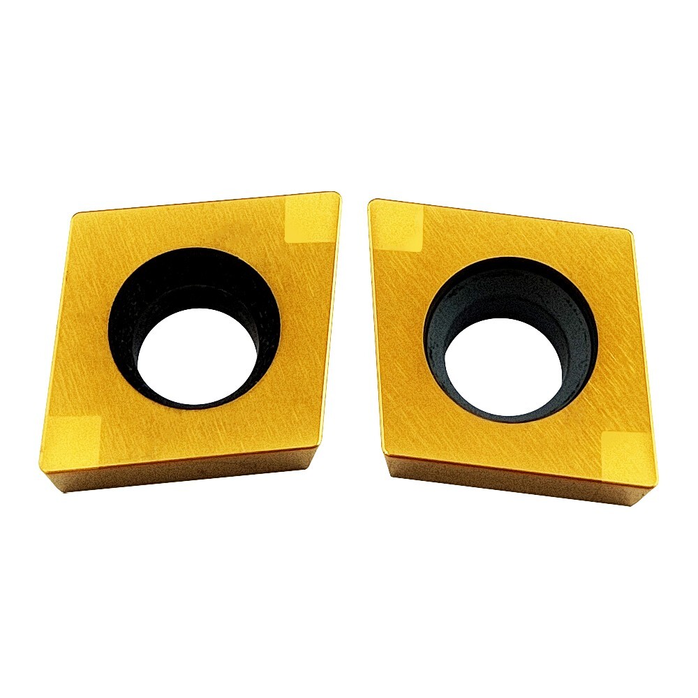 2PCS CCGW09T304 CBN-2 CCGW32.51 superhard boron nitride CBN blade hardened steel