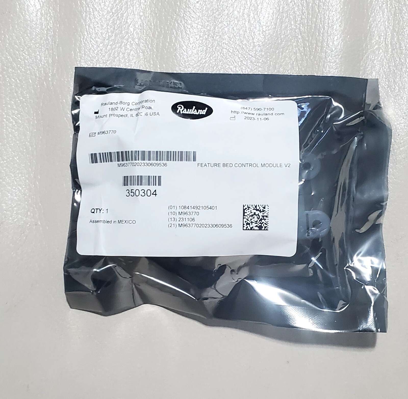 Rauland Feature Bed Control Module  V2, 350304