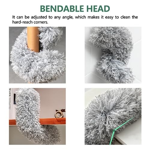 Extra-Longs with Extension Pole 100-inch for Cleaning, Bendable Duster