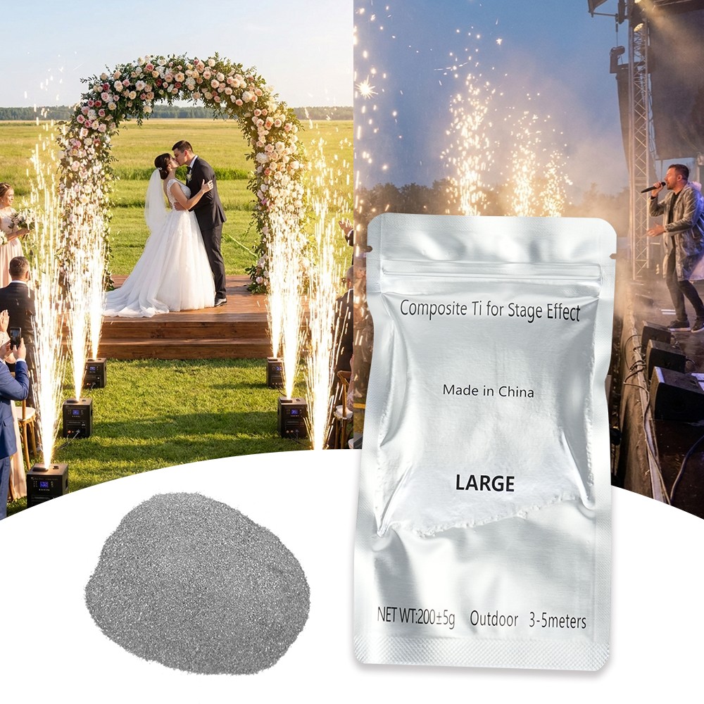 For Cold Spark Machine Solution 200g Bag 1-5M Range Stage Effect Outdoor&Indoor