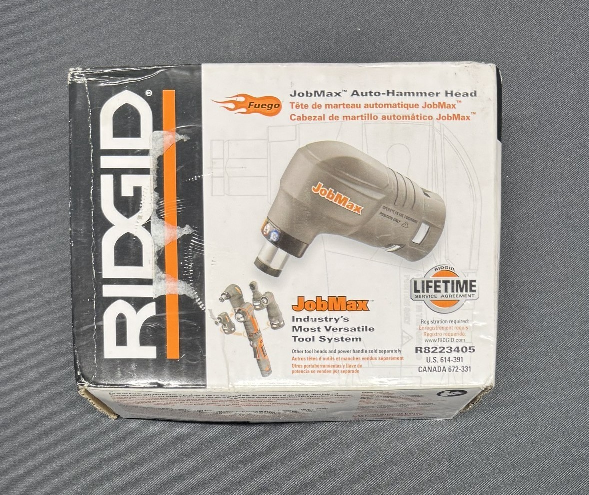 Brand New RIDGID JobMax Auto Hammer Head (R8223405) Free Shipping!