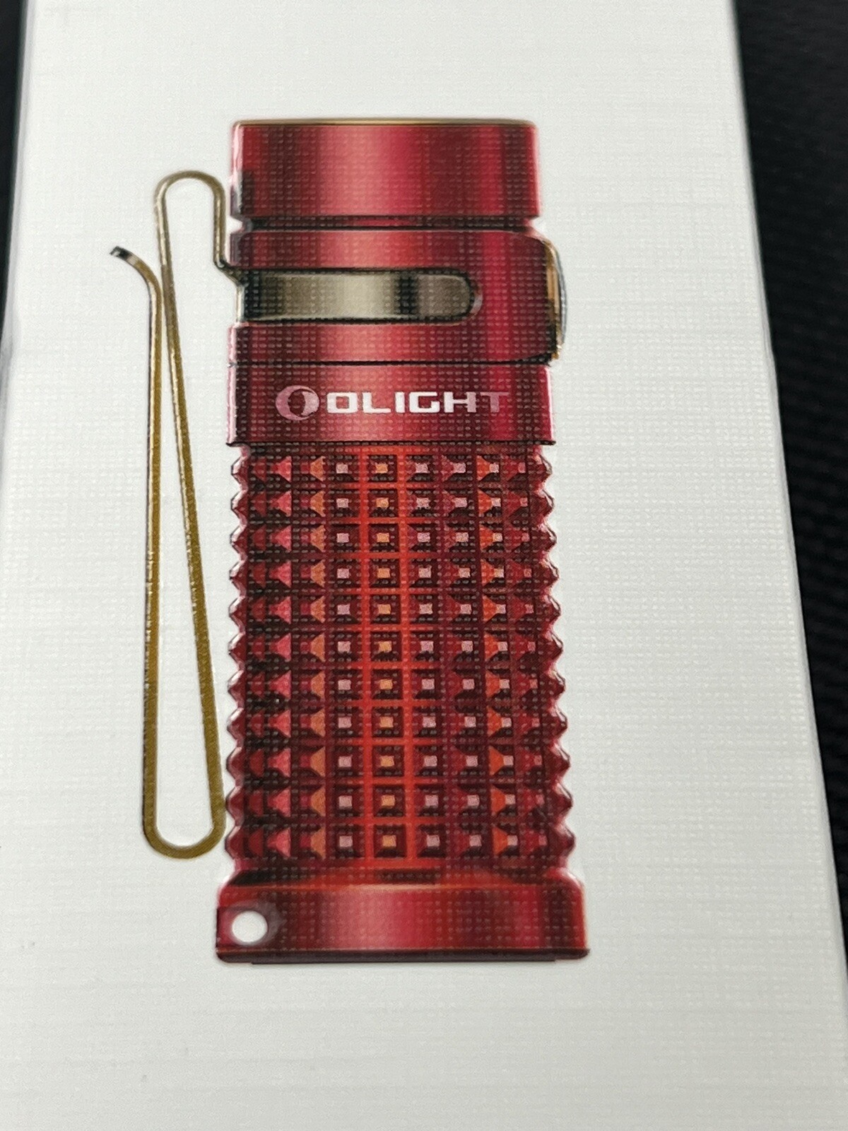 Olight S1R Baton II RED 1000 Lumens Compact Rechargeable EDC Flashlight **NEW**
