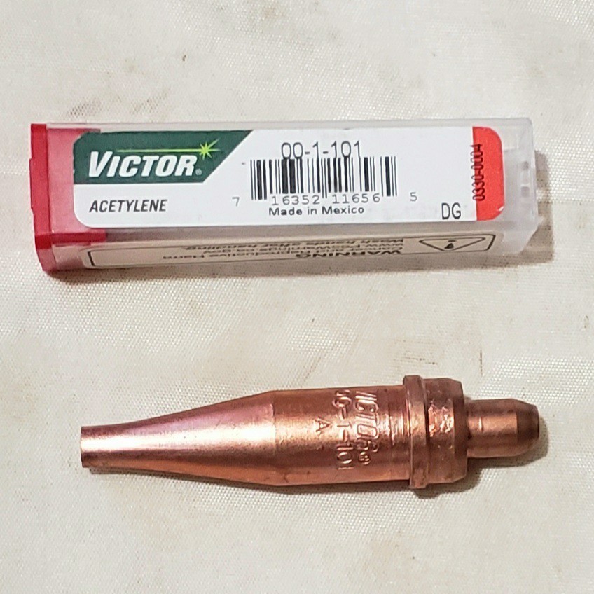 Victor 00-1-101 Acetylene Cutting Torch Tip ST2600FC CA2460 MT210