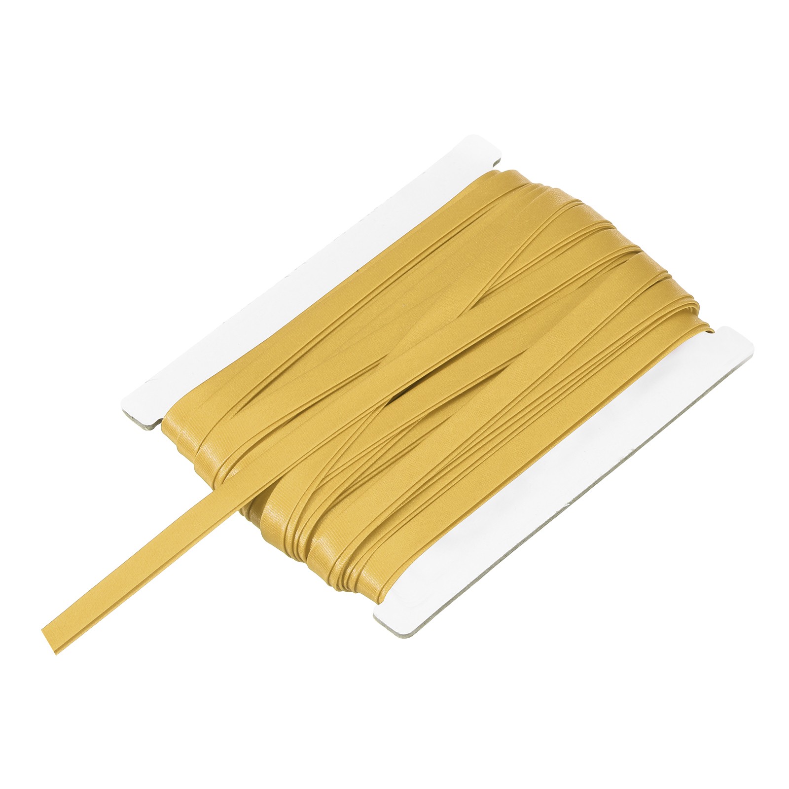 Double Fold Bias Tape 1/3 Inch x 12 Yards Satin Pre-fold Tape, Gold Tone