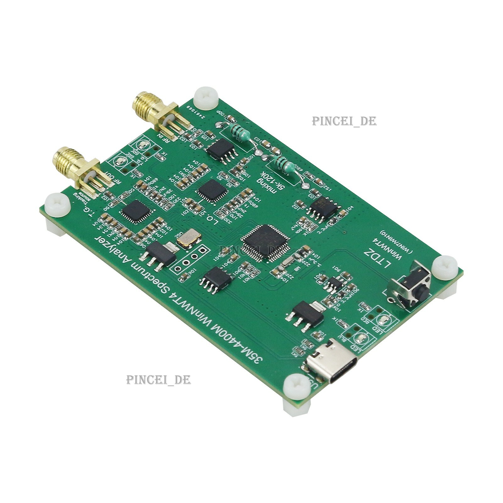 LTDZ_ 35M-4400M USB Spectrum Analyzer w/ Tracking Source Module Signal Source