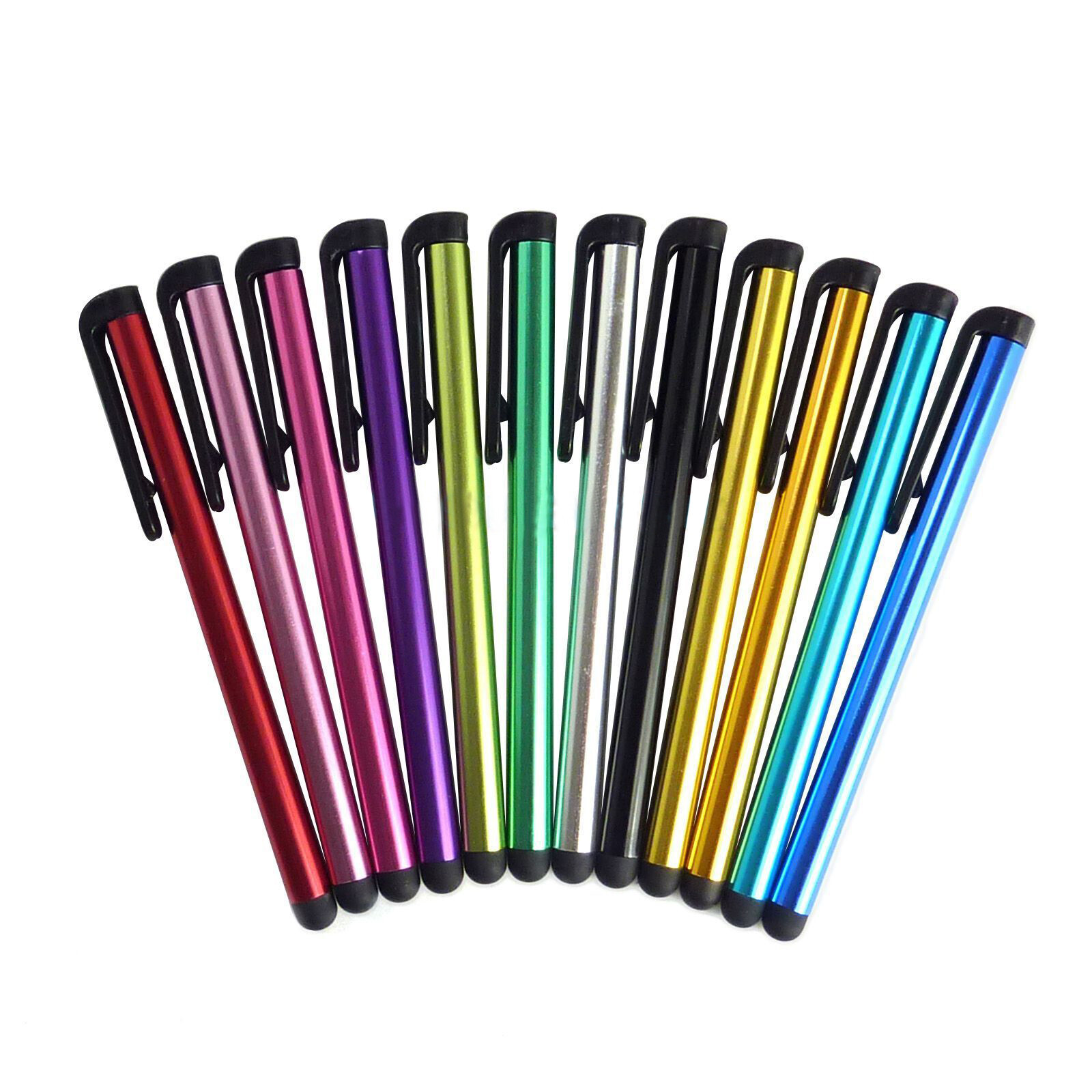 100Pcs Metal Touch Screen Stylus Pen For Android iPad Phone PC Tablet Universal