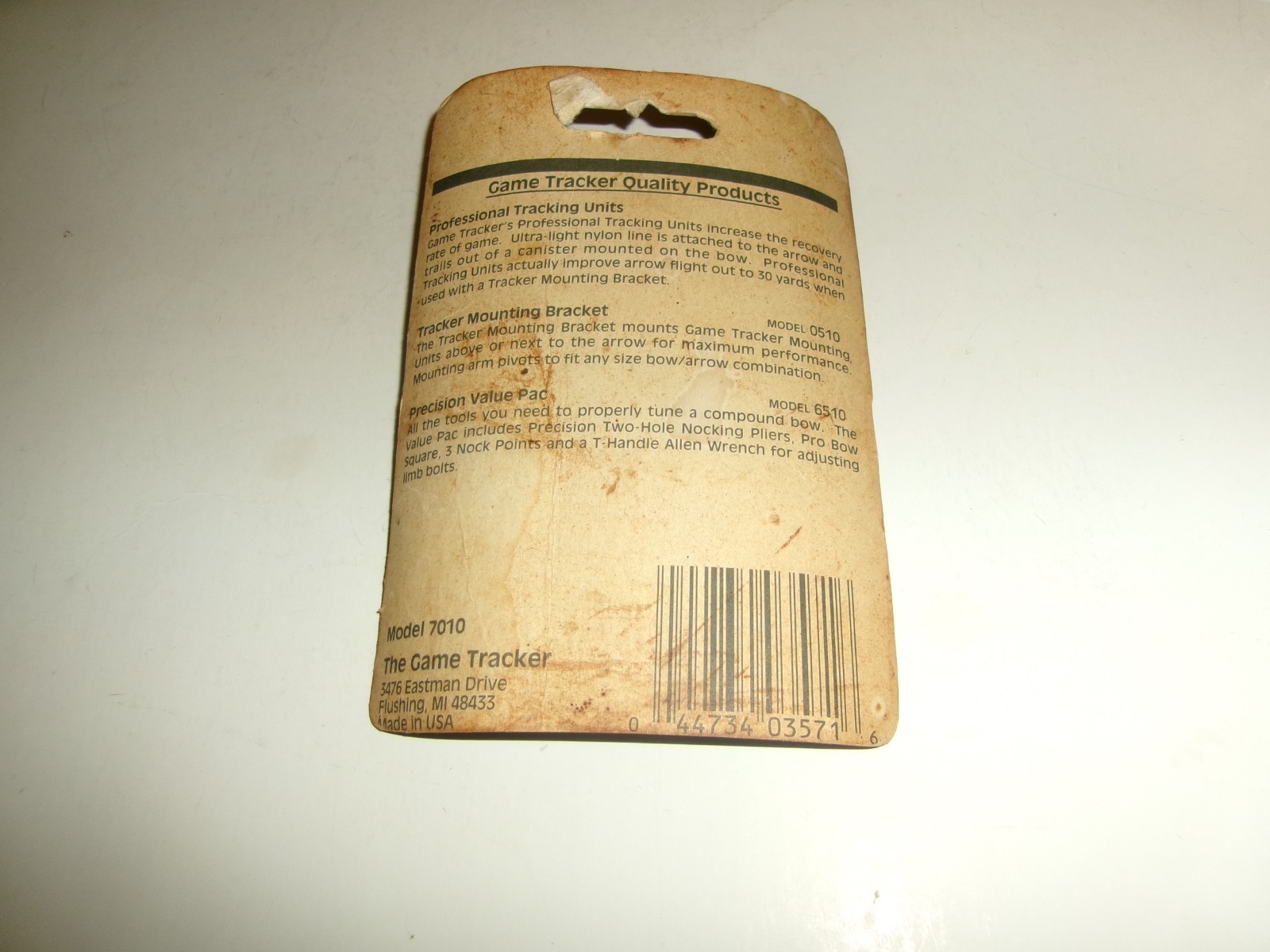 *READ* Vintage Game Tracker Eagle Fish Point Bowfishing - NIP*