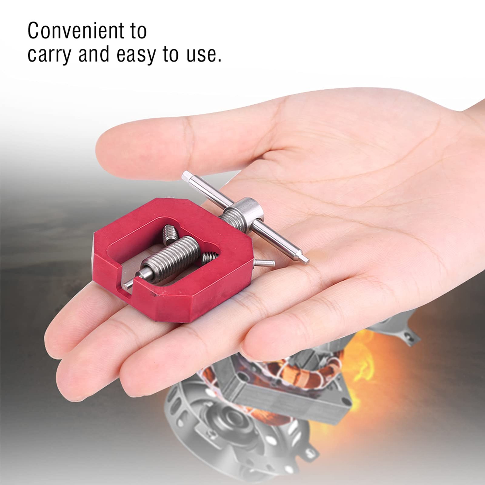 Fayelume Bearing Puller, Rc Gear Removal Tool, #-02, Red