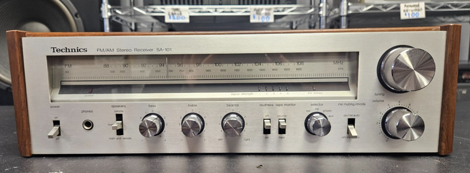 Technics SA-101 Stereo Receiver - FULLY RESTORED CLEANED/TESTED