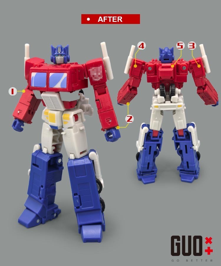 GO BETTER 3D DIY Upgrade Kit For SS Devastation OP Prime （#PART A）