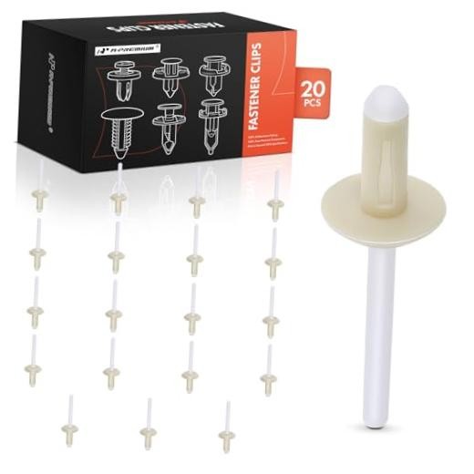 PCS Body Trim Bumper Mounting Blind Rivet Retainer Clips | Compatible with 20