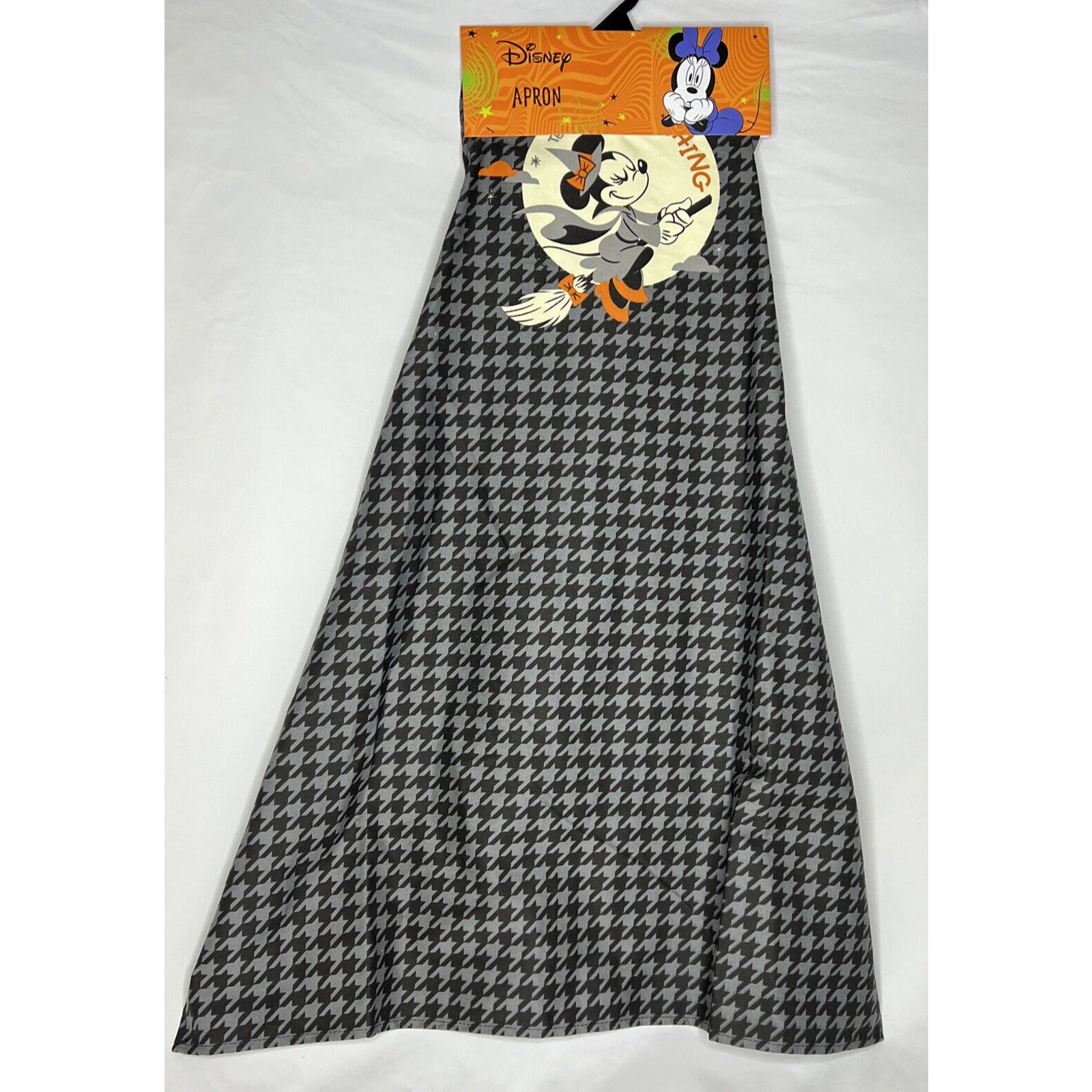 Disney Minnie Mouse Witch Halloween Adult Adjustable Apron New