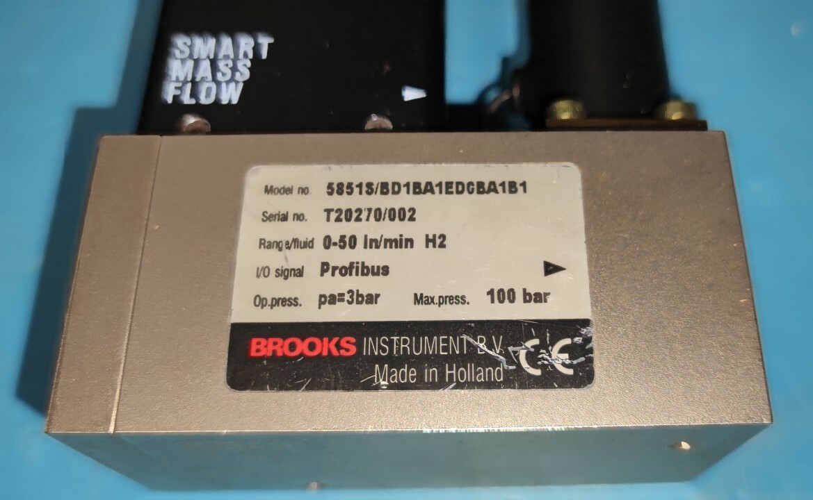 BROOKS 5851S/BD1BA1EDCBA1B1 SMART MASS FLOW