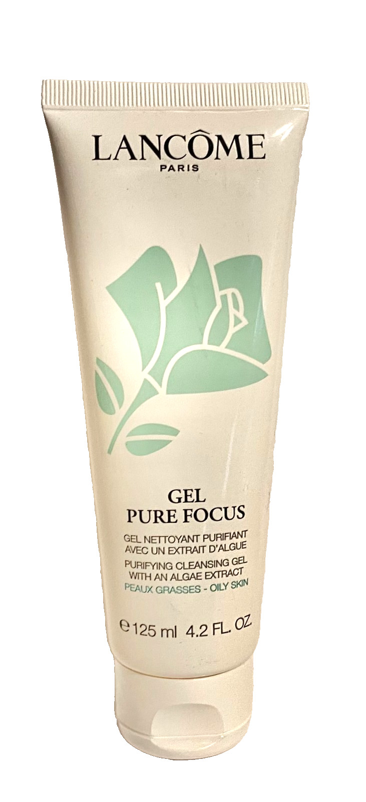 Lancome Gel Pure Focus Purifying Cleansing Gel w/Algae Extract 4.2oz/125 ml New