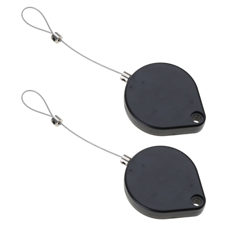 2x Multifunctional Automatic Door-Closer Retractable-Cable Pull Box Anti-theft