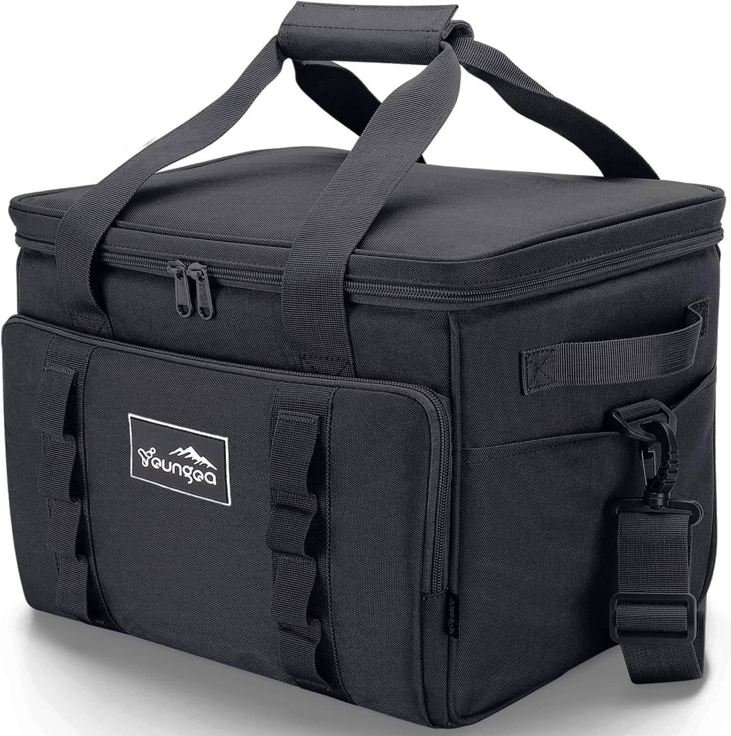 Cooler Bag 48-Can Insulated Leakproof Soft Extra large-32L, Black