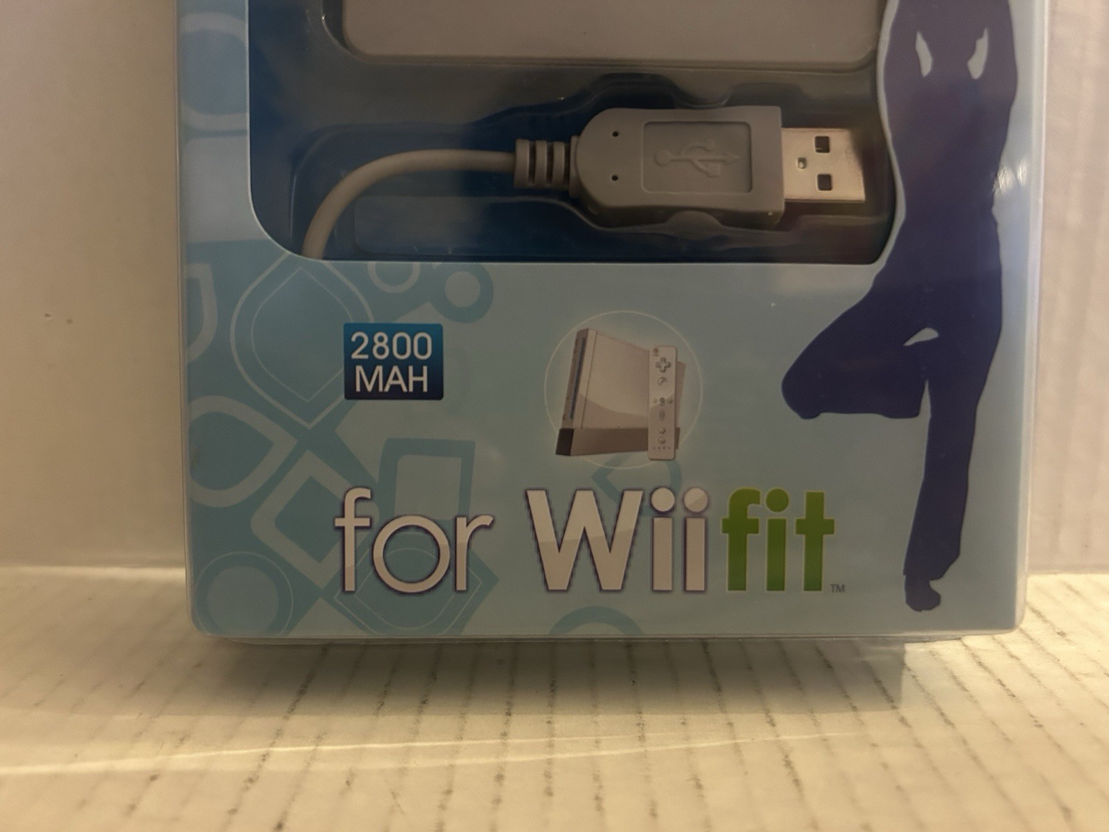 CTA Wi-BBP Balance Board Rechargeable Battery Pack 2800 MAH for Wii fit