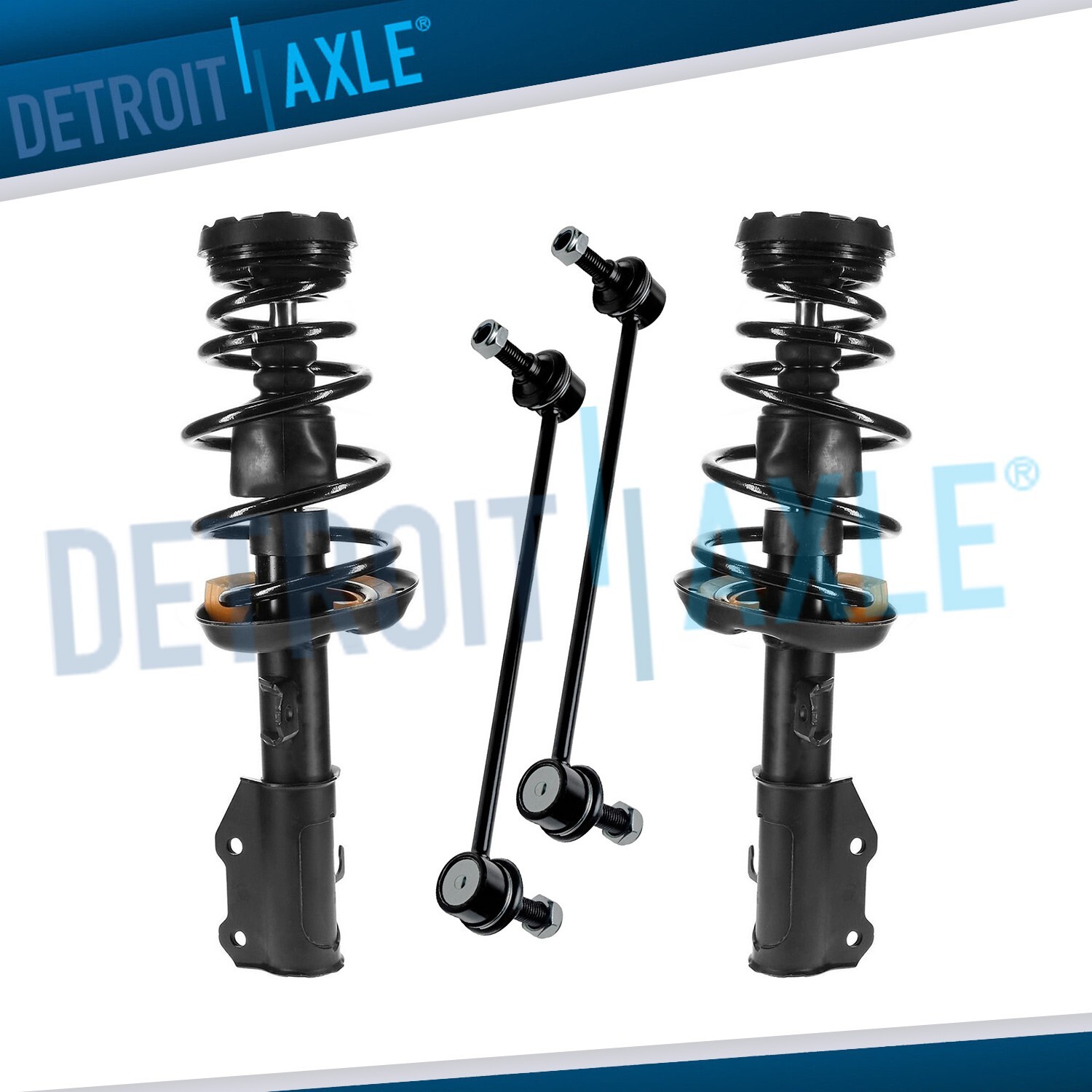 Front Complete Struts w/ Coil Spring Sway Bars Kit for Chevrolet Malibu Limited