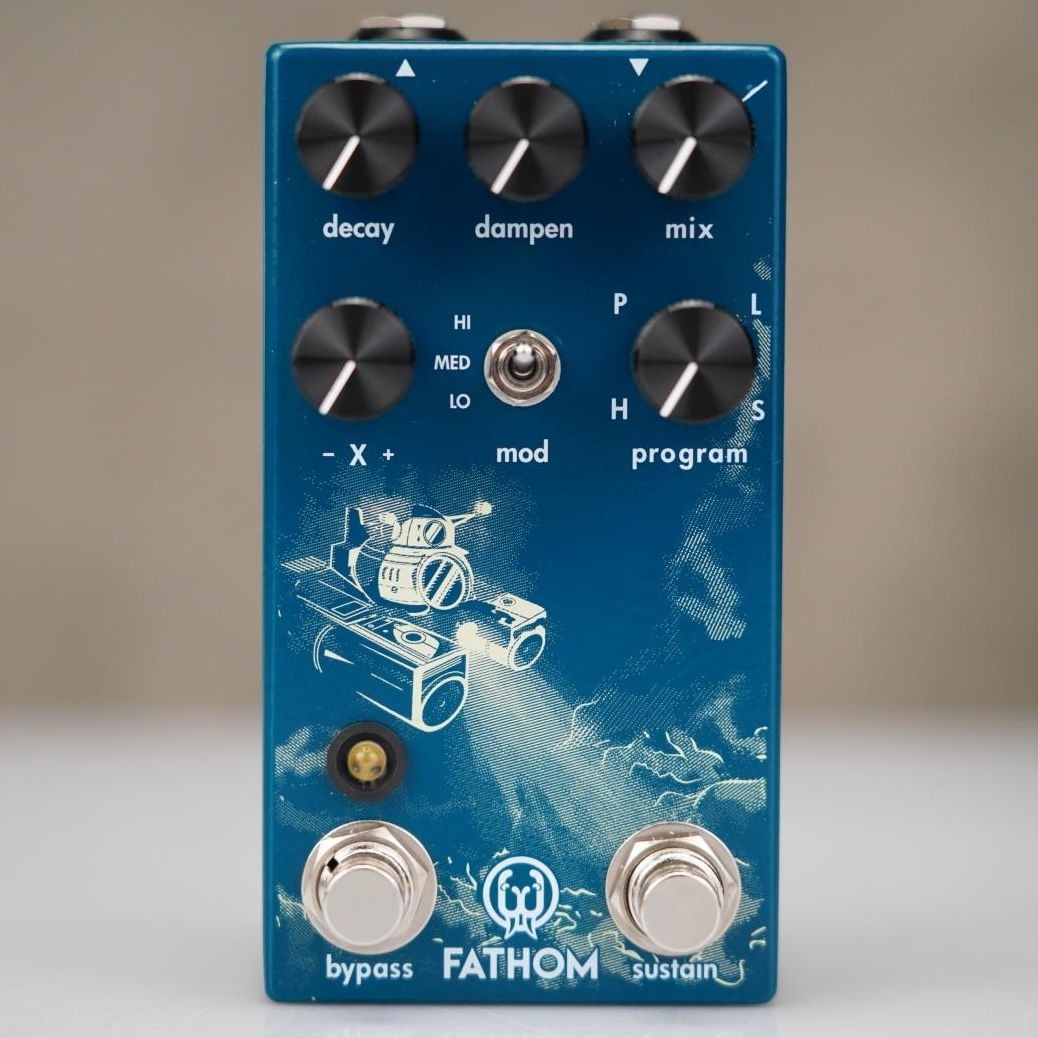 Walrus Audio Fathom Multi-Function Reverb Effects Pedal w/ Box #59291