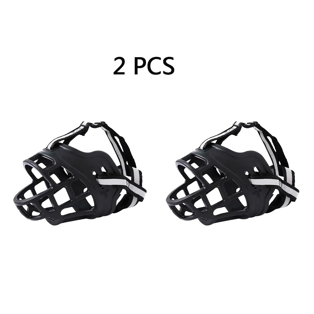 Breathable Dog Muzzle for Medium Large Dogs - Anti-Barking & Training