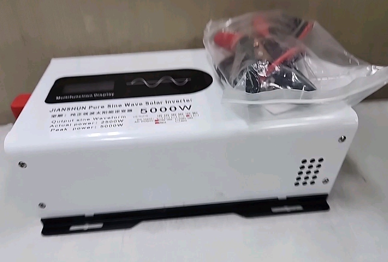 NEW Jianshun Pure Sine Wave Inverter 5000, 72V-110V 60hz