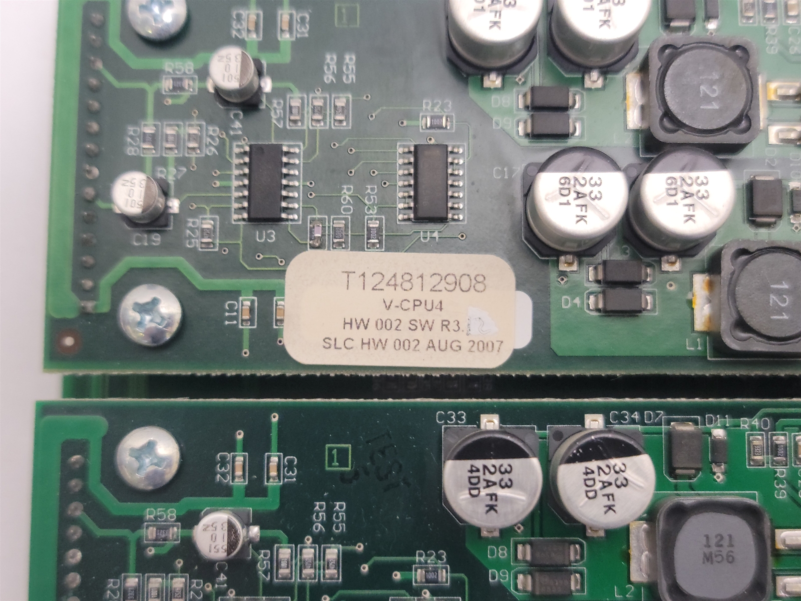 Valcom V-CPU4 System CPU Processor Card , HW 002 SW R3.12