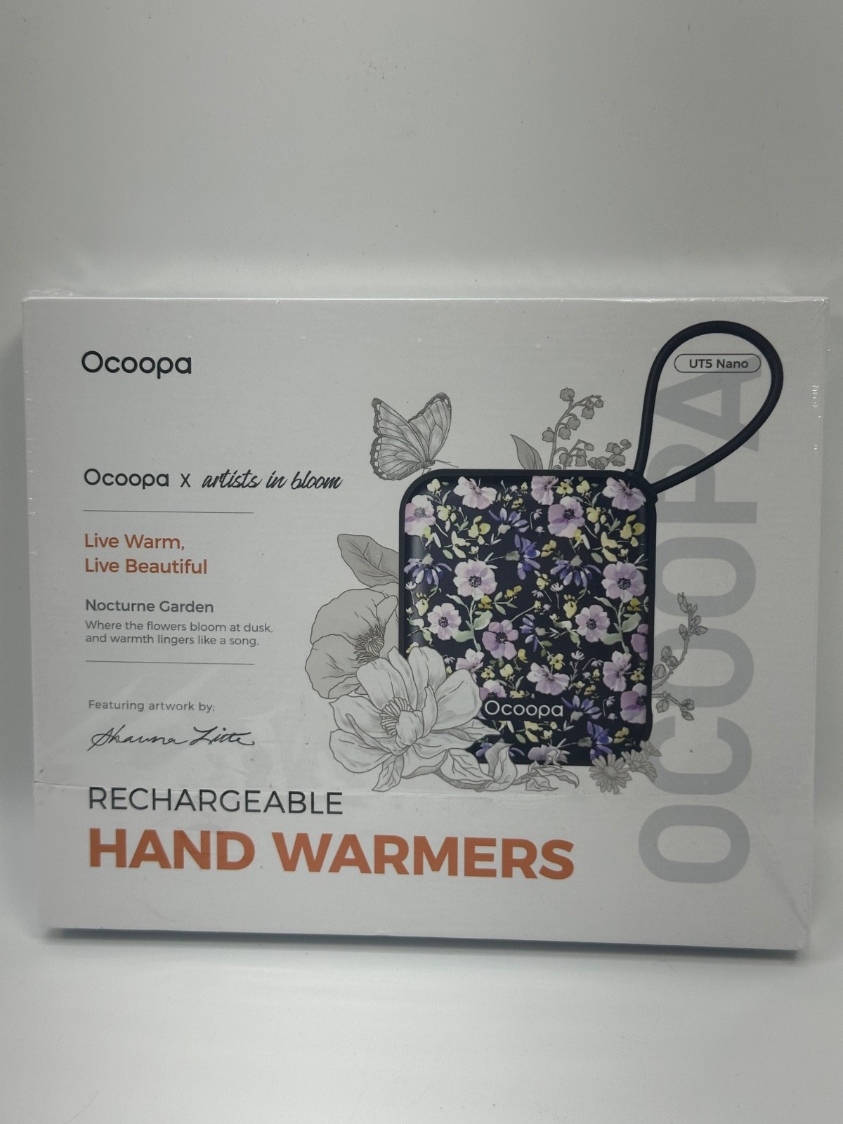 Ocoopa Hand Warmers Rechargeable UT5 Nano – Slim Electric Pocket Heater, Smart T