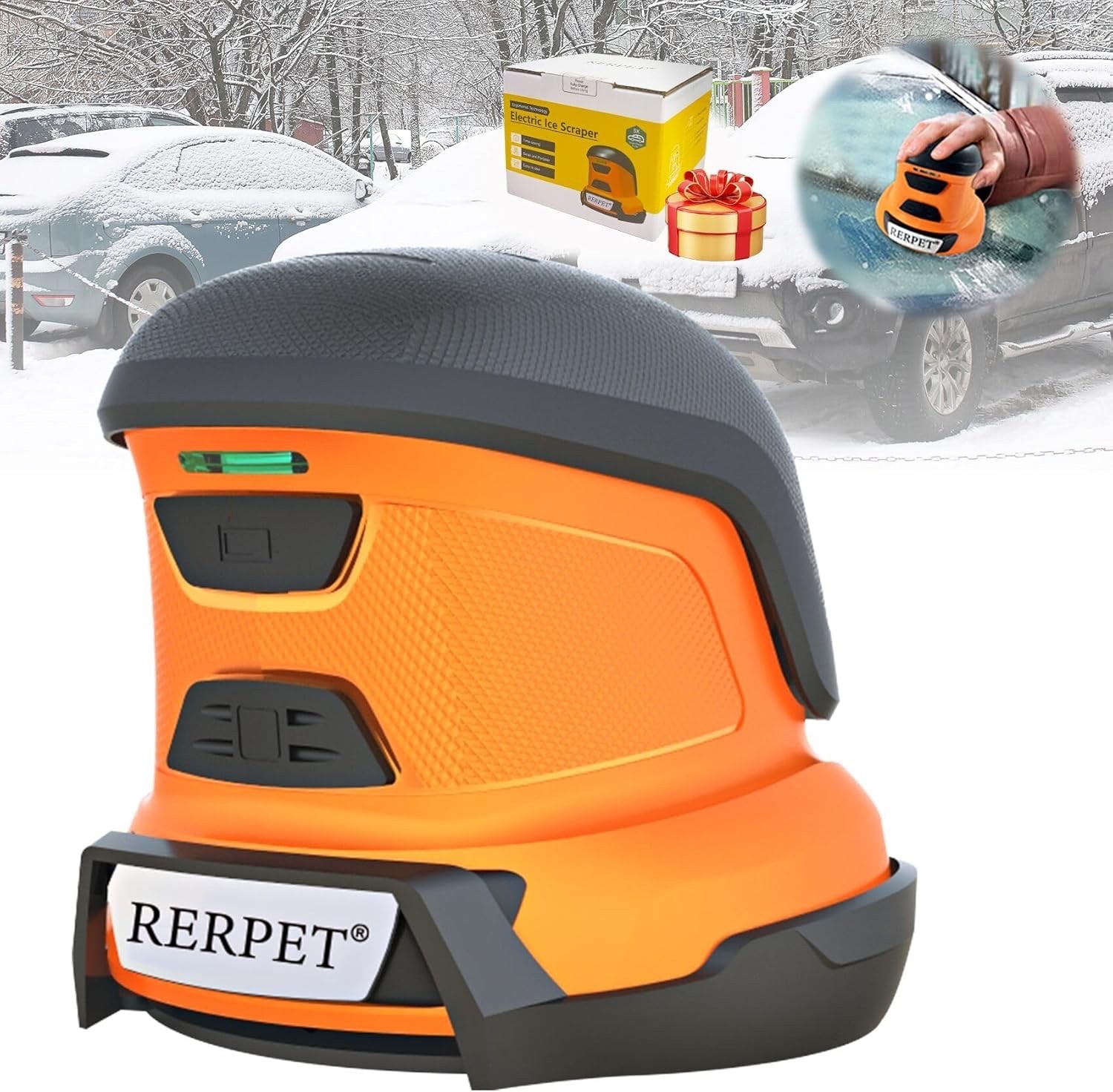 Electric Ice Scraper Ice Scrapers Car Windshield Ice Removal Tool for Car 2PACK