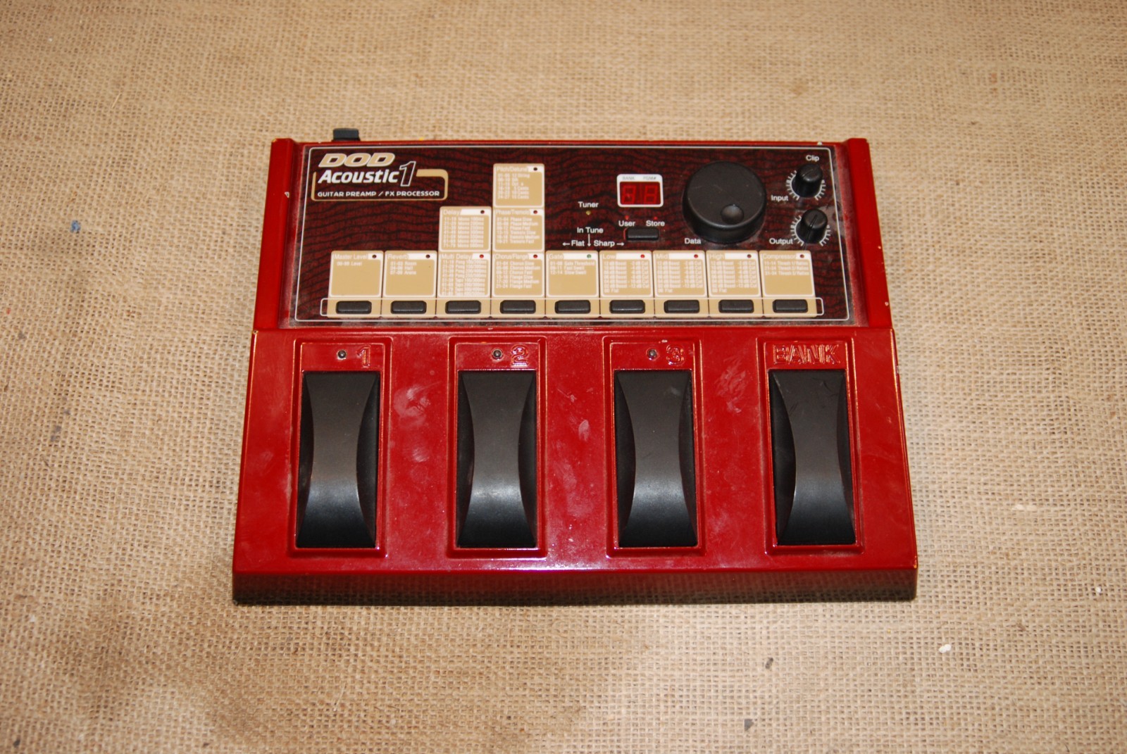 DOD Acoustic 1 Guitar PreAm/FX Processor