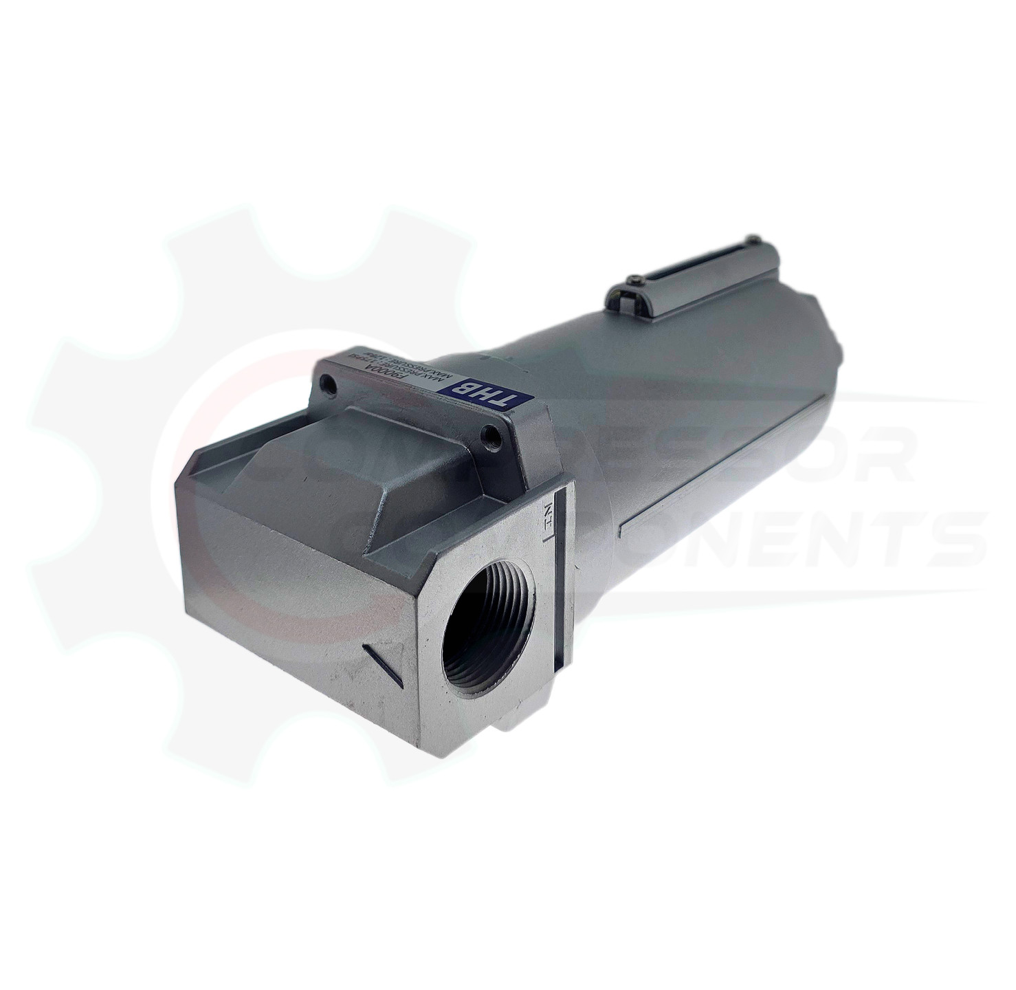 1" Compressed Air Particulate Filter With 5 Micron Filter and Auto Drain 175 CFM