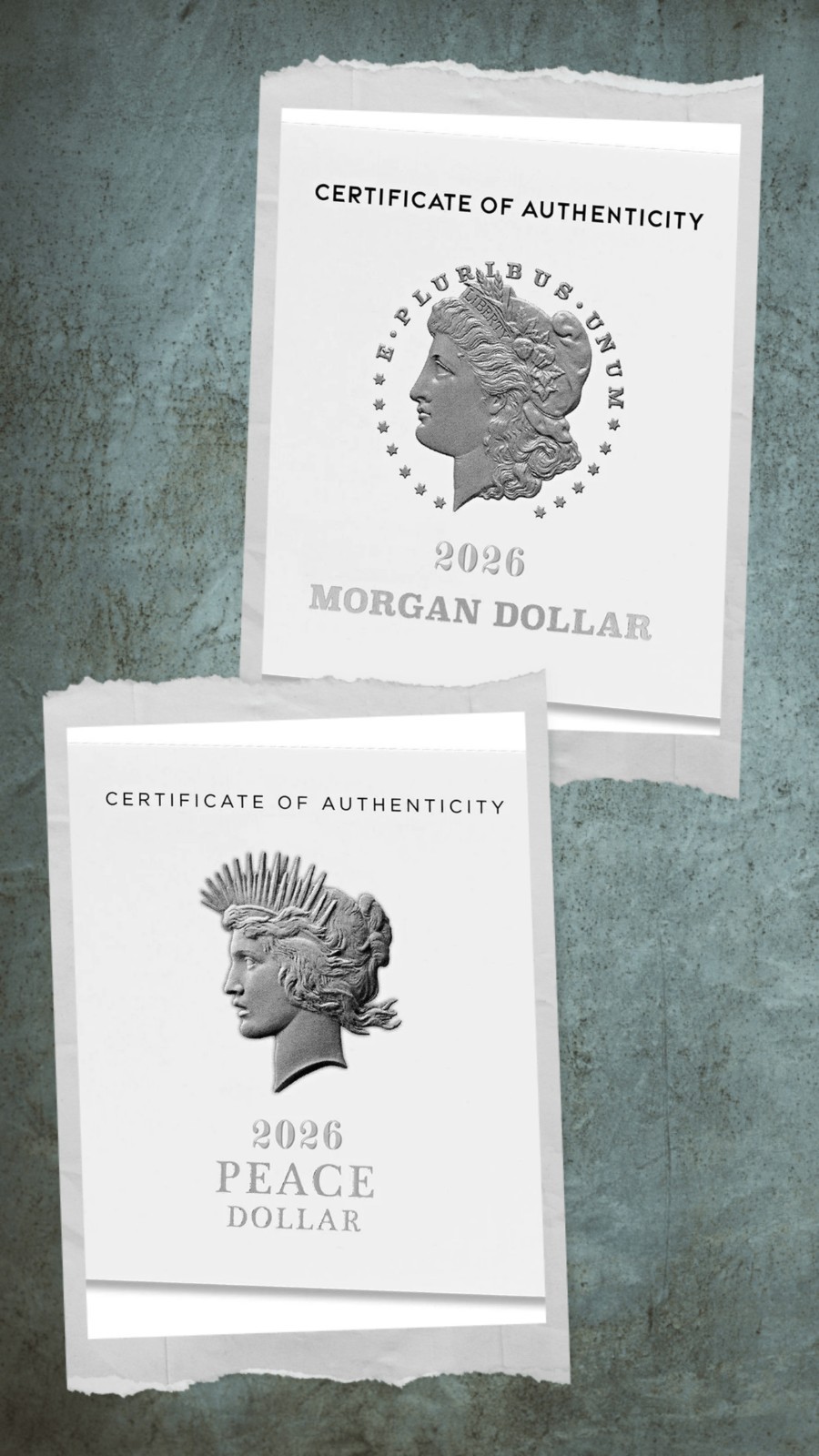 💥PRESALE💥 2026 W Morgan & Peace Enhanced Uncirculated Silver Dollar