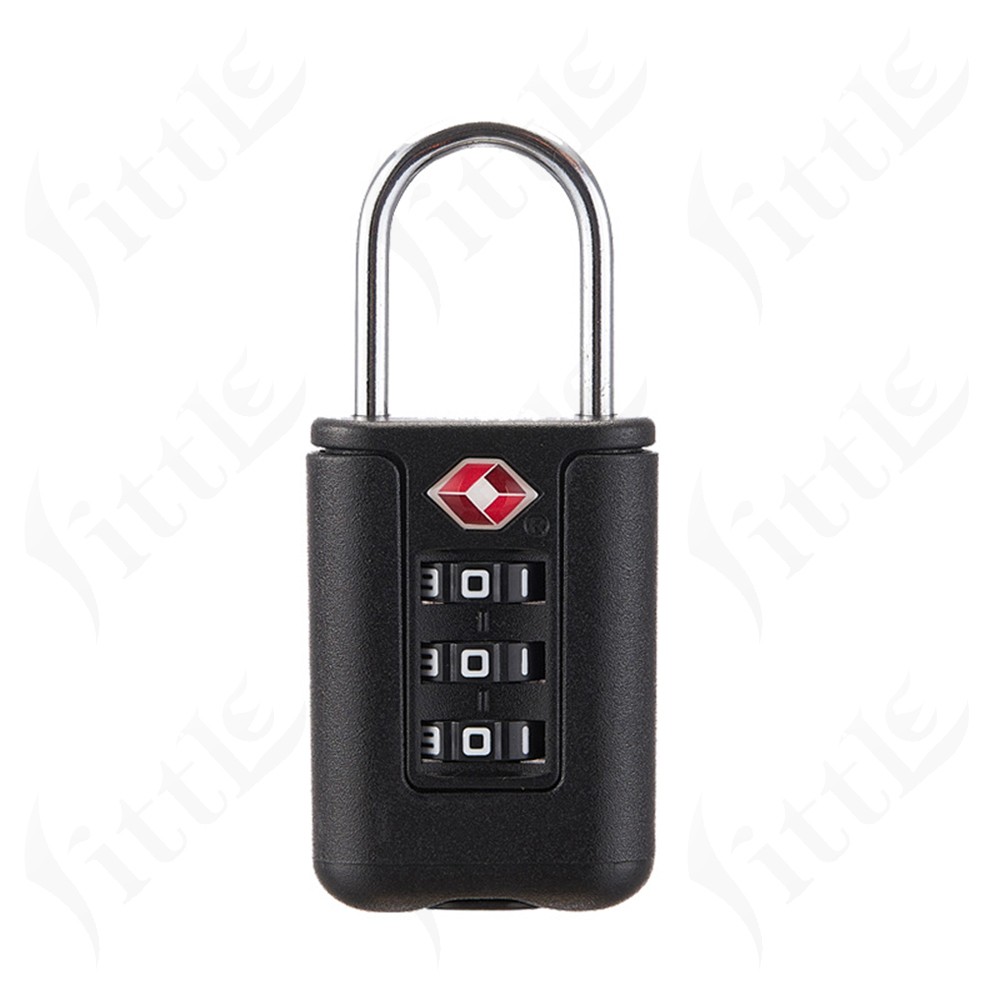 Plastic Combination Padlock 3 Digit Password Lock for Suitcase/Luggage Bag Lock