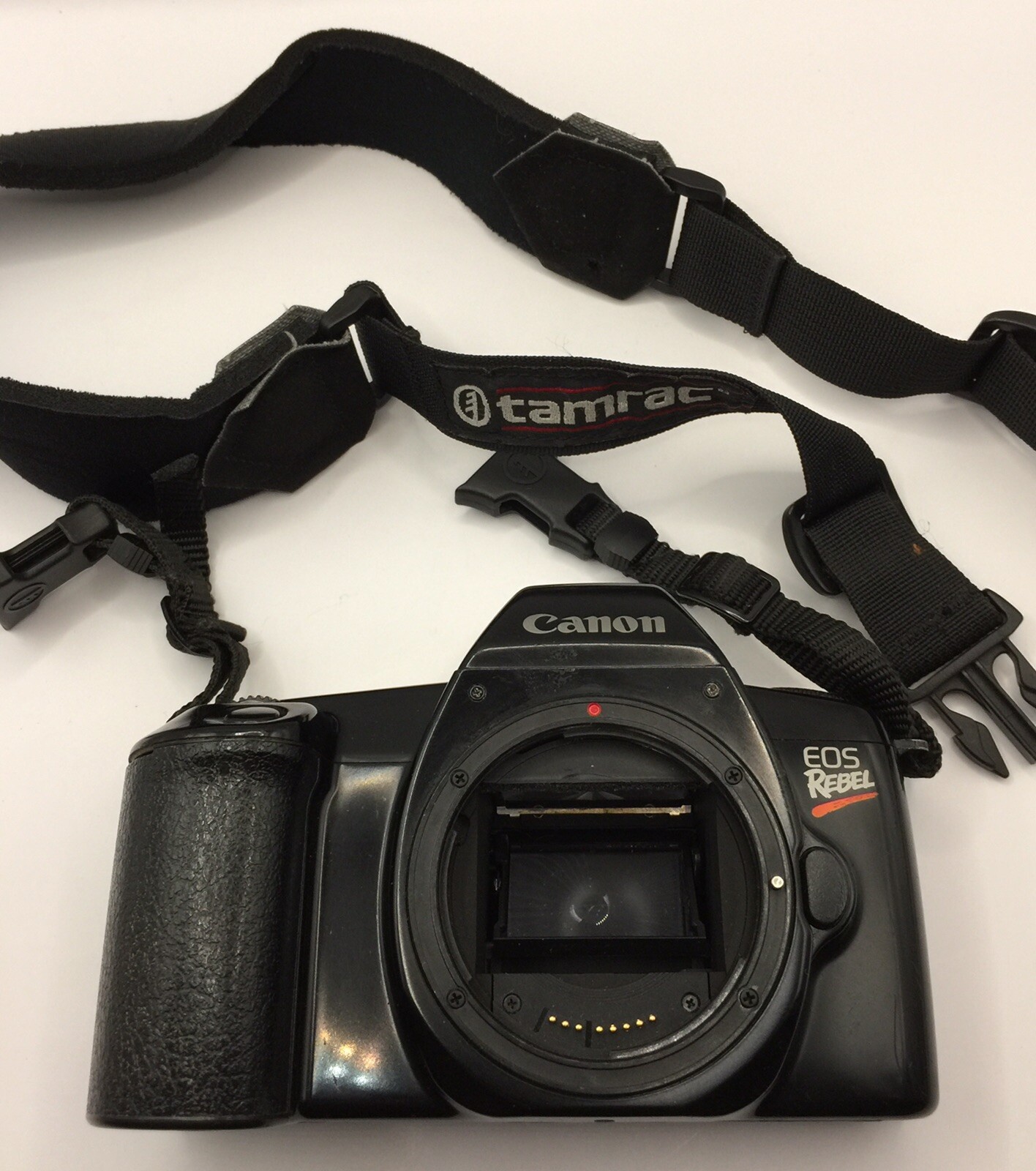 Vintage Canon Rebel EOS Black SLR Film Camera Body ONLY Parts/Repair