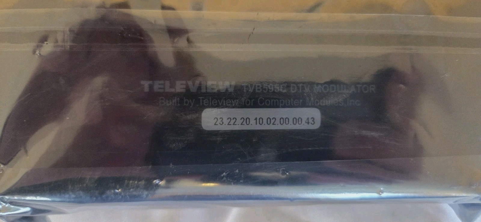 Teleview TVB595 DTV Modulator – New Open Box – Untested