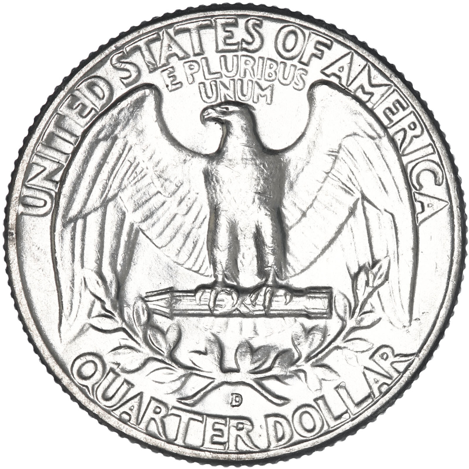 1957 D Washington Quarter 90% Silver BU US Coin