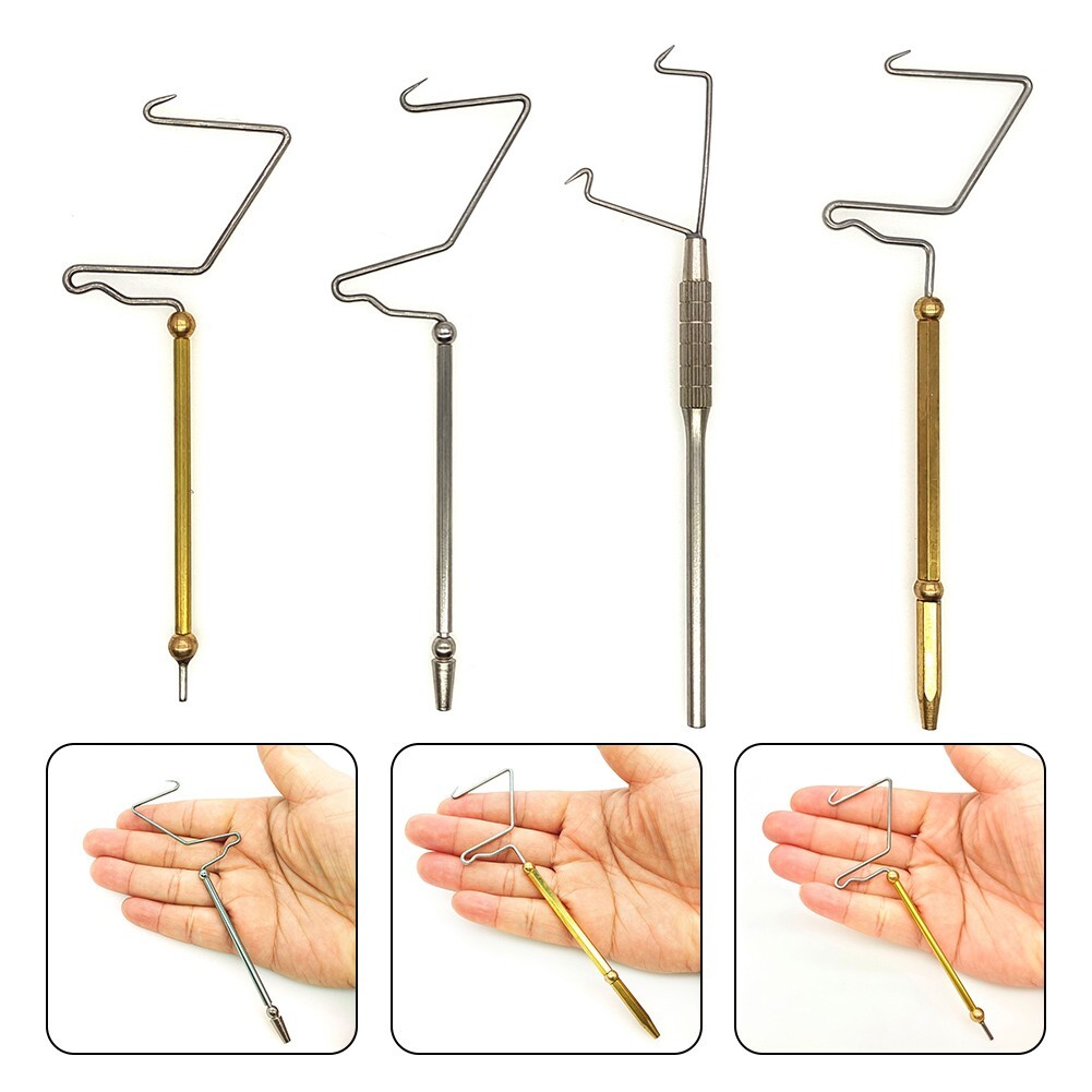 Fishing Rotating Whip Finisher Fly Tying Tool Fly Bait Hook Binding Tool Knotter