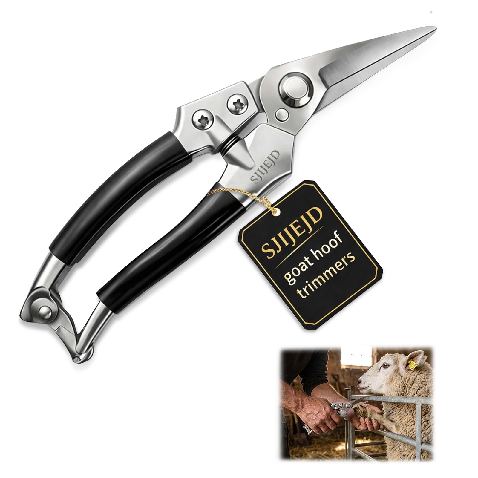 Goat Hoof Trimmers, Sheep Shears, Hoof Kit, Farrier Tools, Nippers, Horse Gro...