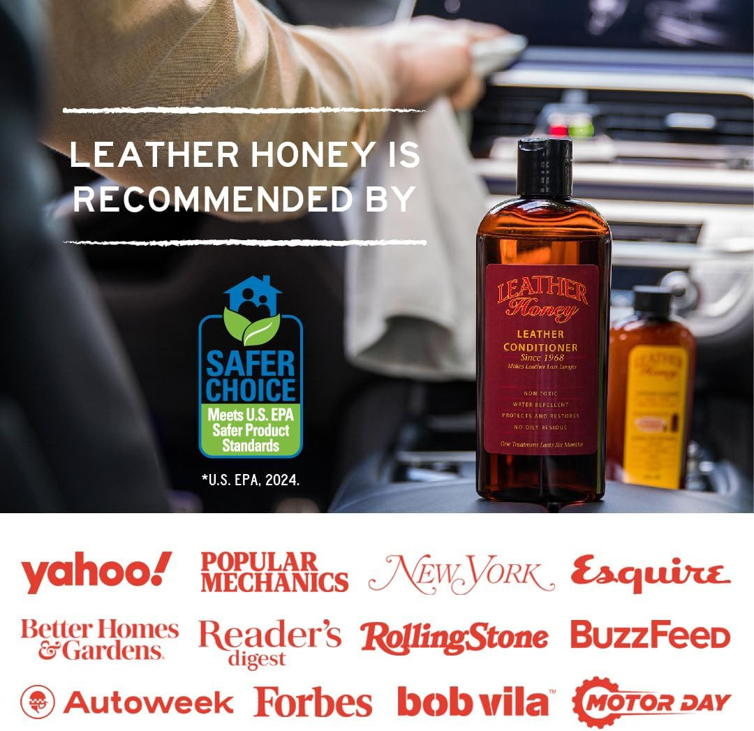 Leather Honey Leather Cleaner: Non-Toxic Leather Care Made in the USA since 1968