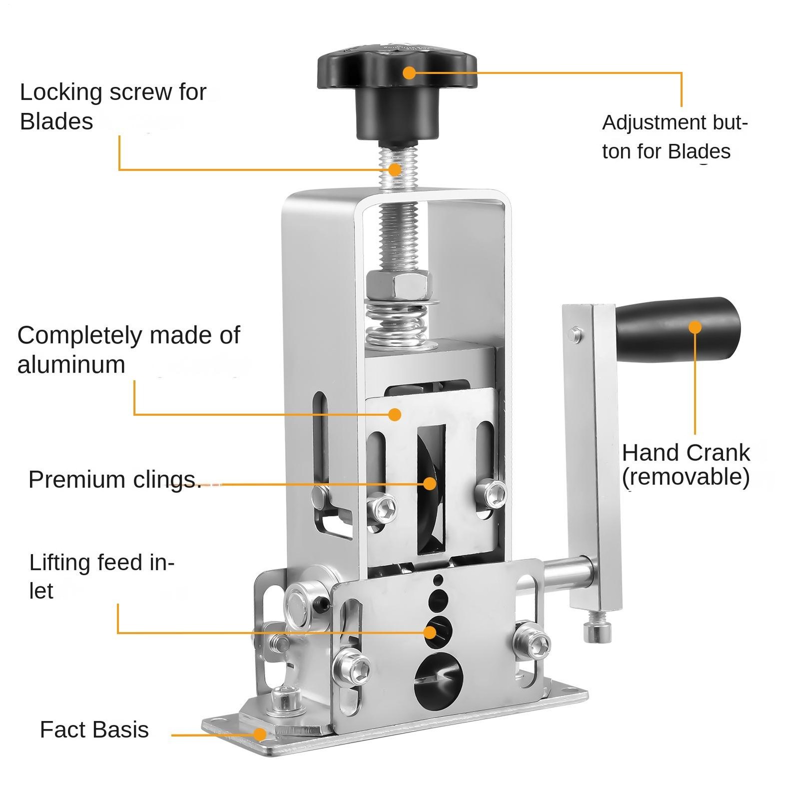 Manual Wire Stripper Machine Stripping 1mm -25mm Hand or Drill Powered US