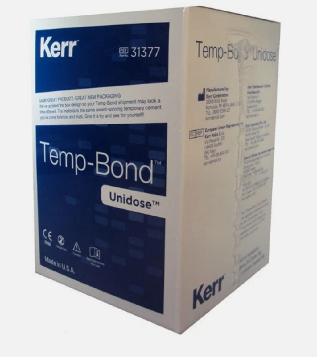 Kerrr TempBondD Reg Unidose Package Temporary Cement (Kerr-31377)