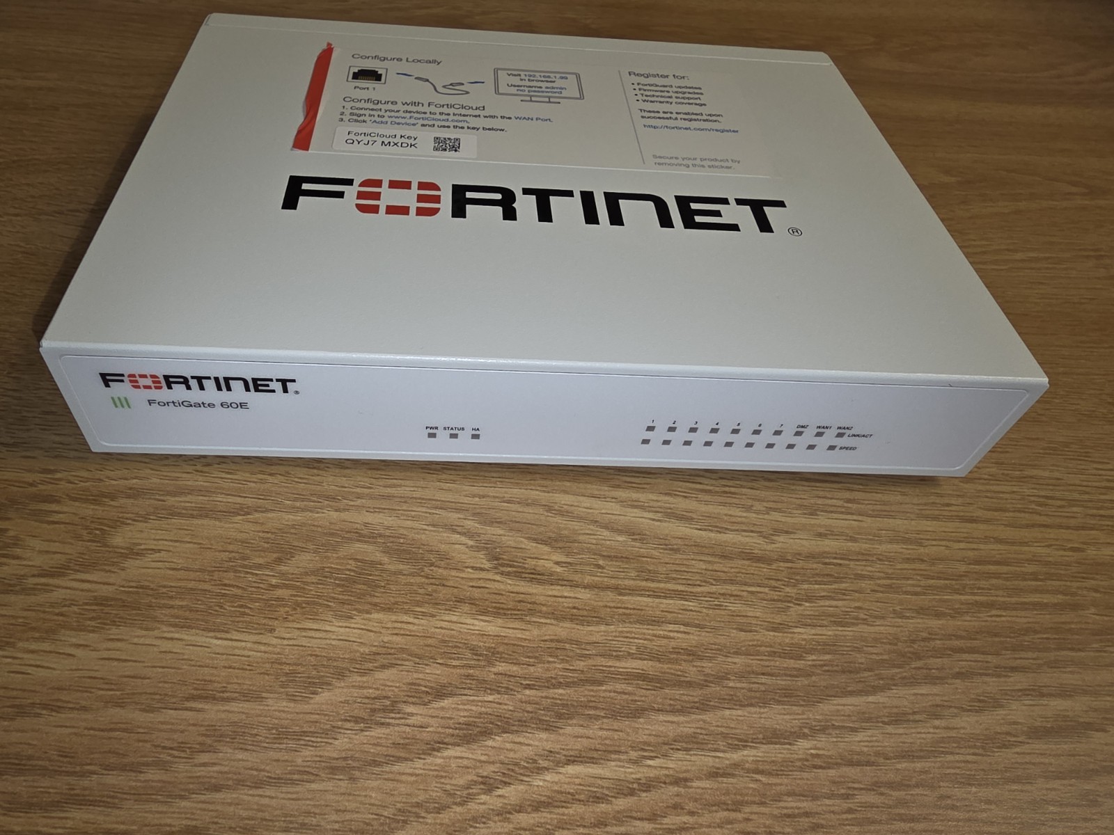 Fortinet FortiGate 60E Firewall Network Security Appliance