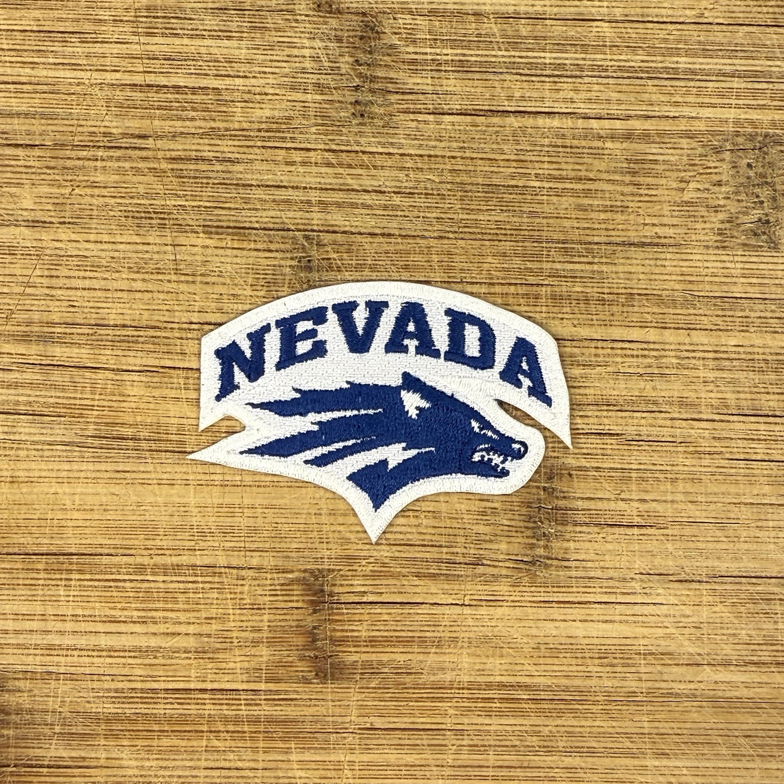 Reno Nevada Wolfpack Iron-On Patch 3X2 Inches