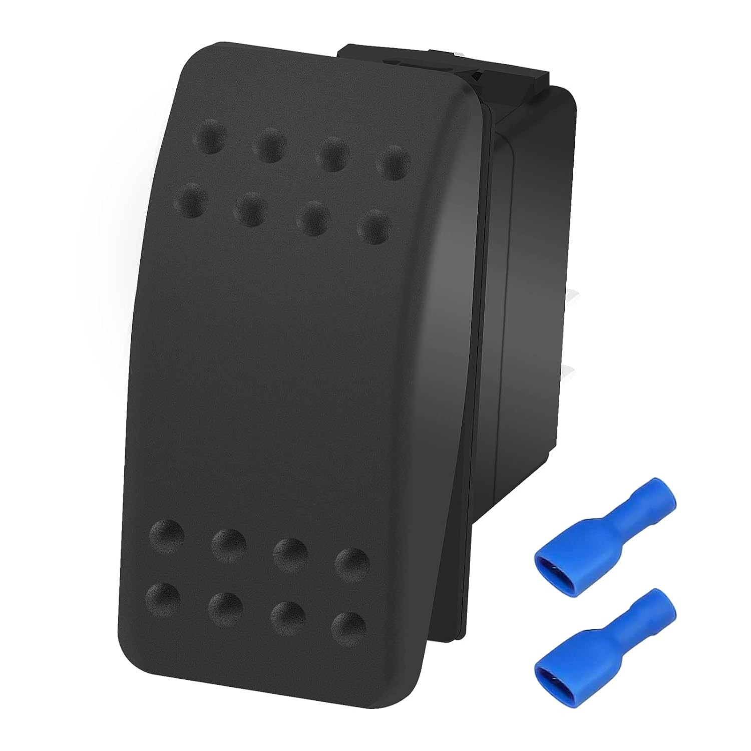 Marine Rocker Switch 12V Waterproof Toggle Switch 12 Volt 20A SPST 2Pin ON/Off