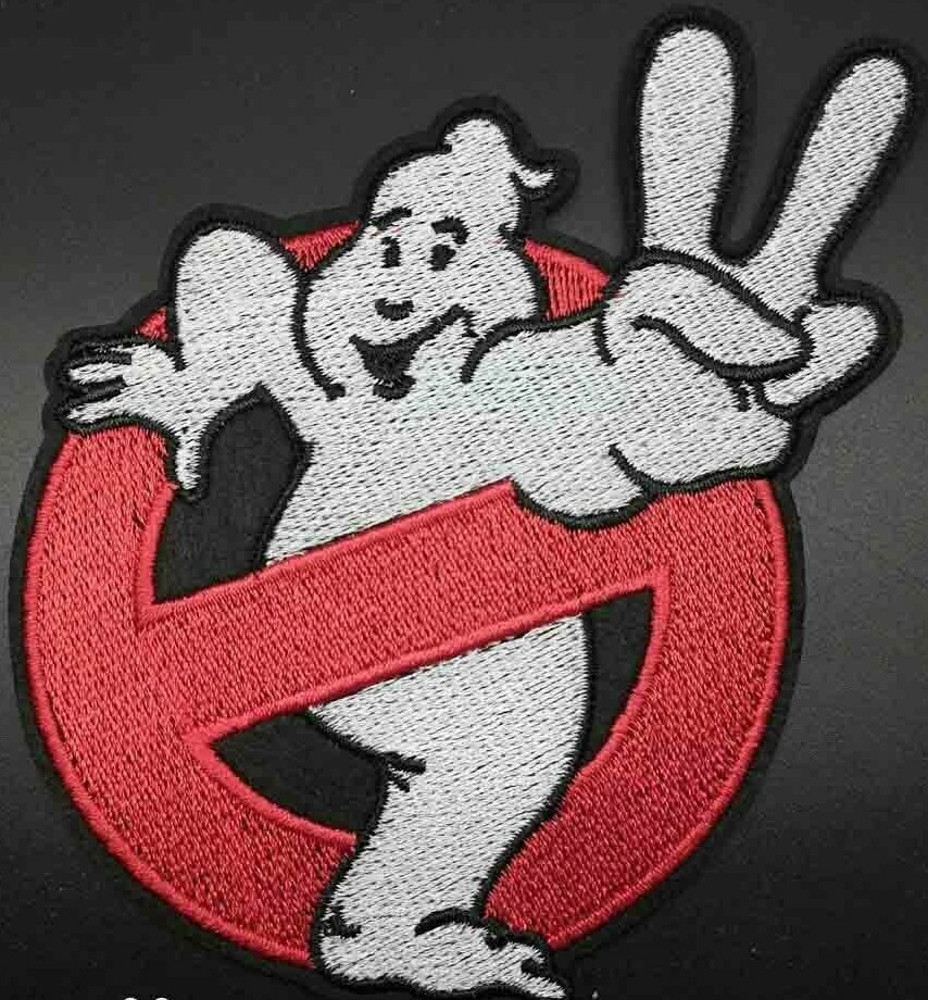 GHOSTBUSTERS 2 movie logo iron-on embroidered patch HIGH-QUALITY! 3.5" stay-puft