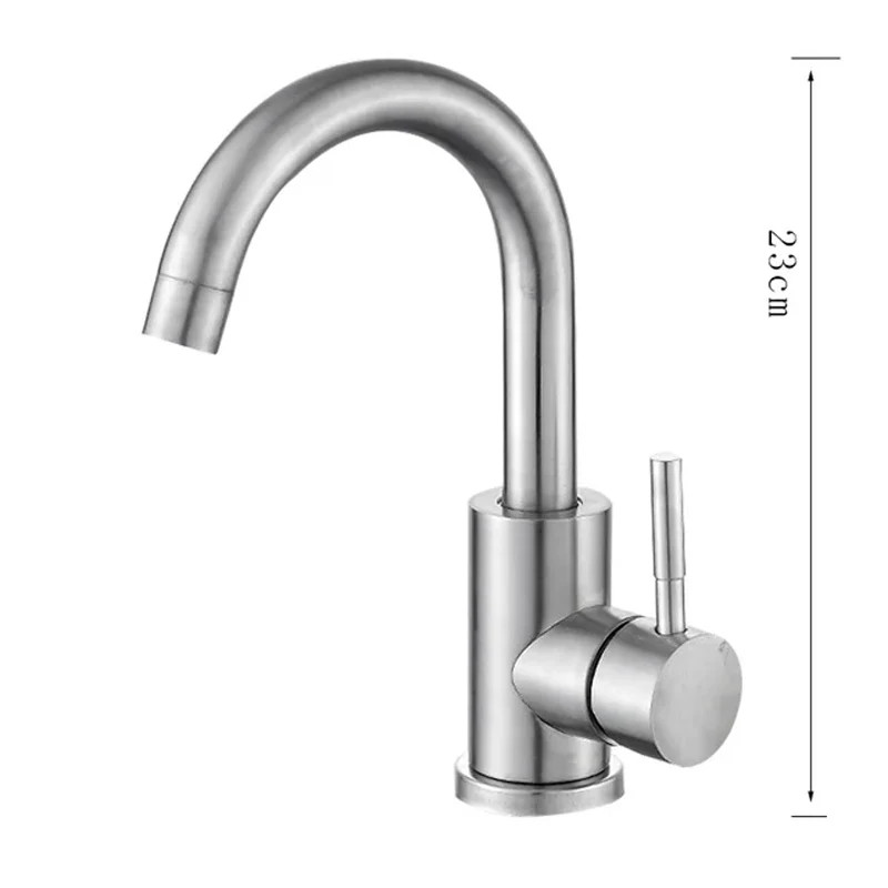 Black Nickel Bathroom Basin Faucet 304 Stainless Steel Hot Cold Wash Mixer Crane